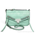 Hot Selling Zipper Decorative Lady Bag, PU Leather Tote Bag (CL6-037)